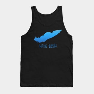 Lake Erie Great Lakes Outline Tank Top